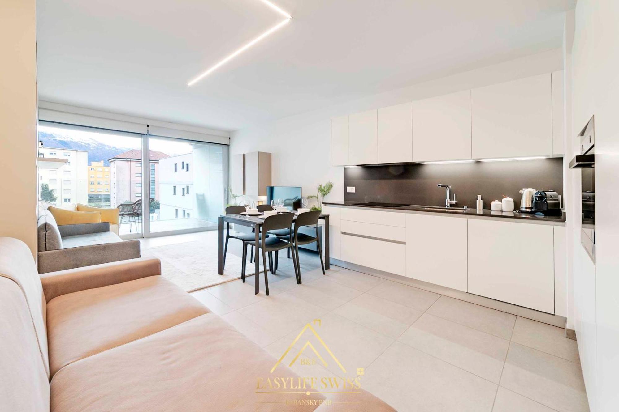 Appartamento Rame Loft Per 4 Persone A Bellinzona -By Easylife Swiss Esterno foto